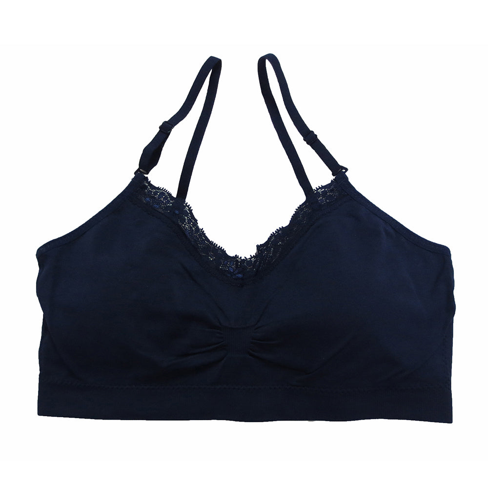 Coobie Bra V-neck Lace Trim (ALL SIZES)(9042)