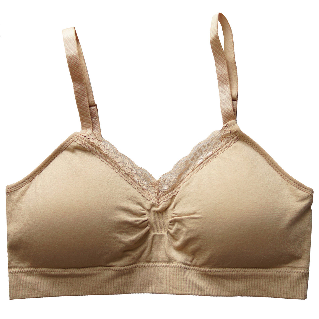 Joy Bra V-neck with Lace Trim (9043)