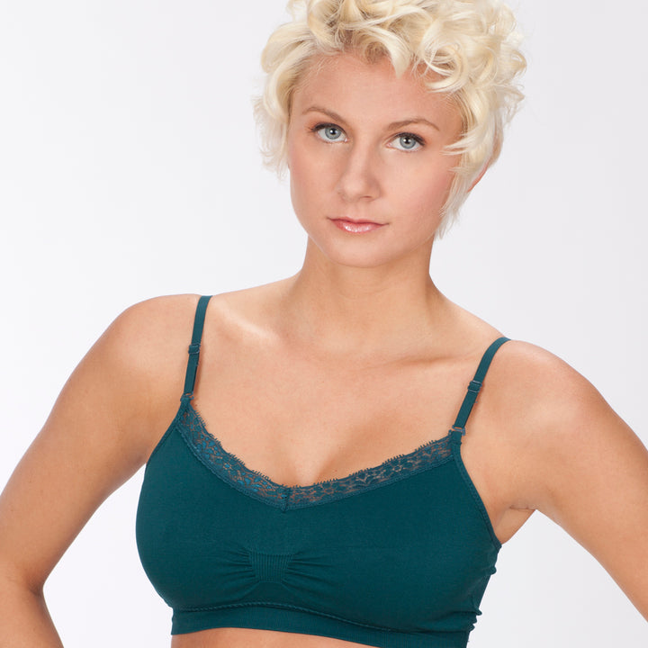 Coobie Bra V-neck Lace Trim (ALL SIZES)(9042)