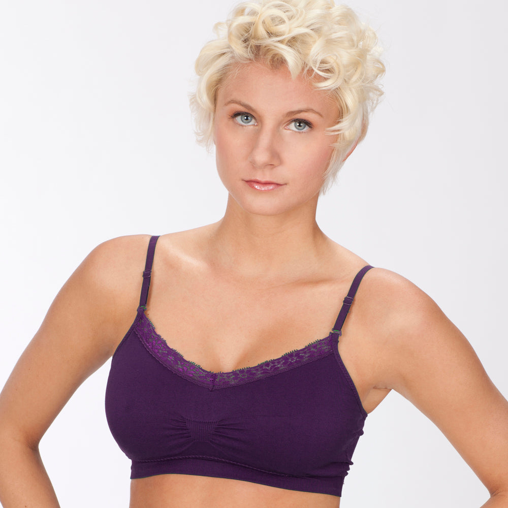Coobie Bra V-neck Lace Trim (ALL SIZES)(9042)
