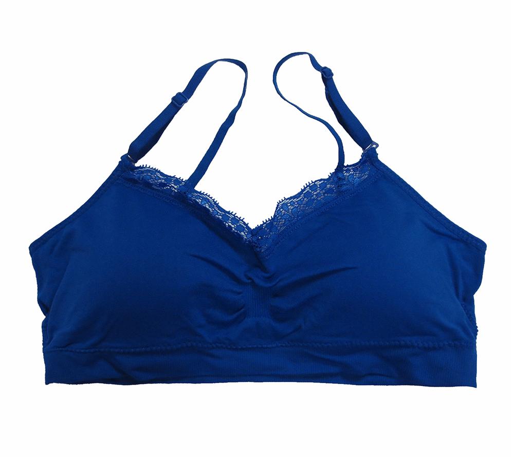 Coobie Bra V-neck Lace Trim (ALL SIZES)(9042)