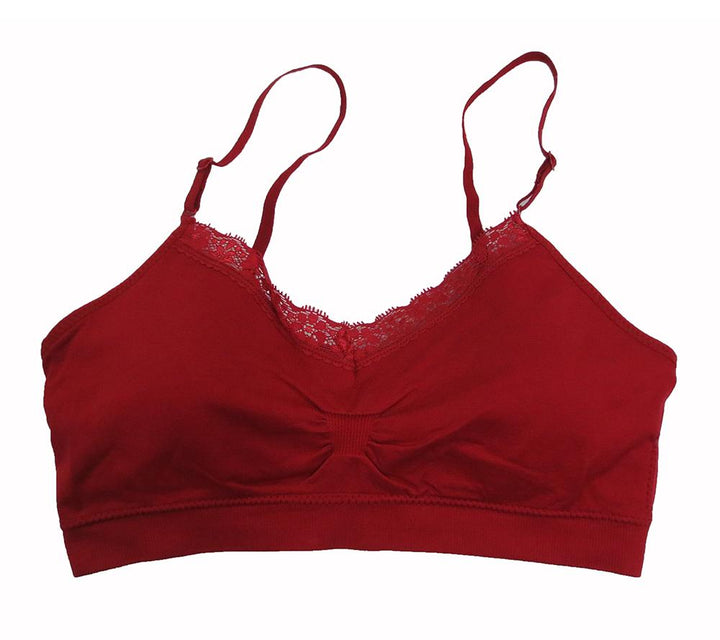 Coobie Bra V-neck Lace Trim (ALL SIZES)(9042)