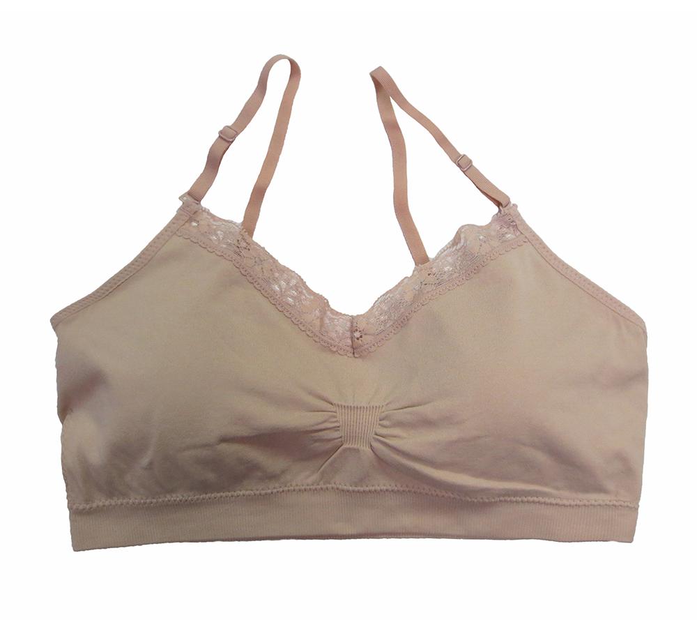 Coobie Bra V-neck Lace Trim (ALL SIZES)(9042)