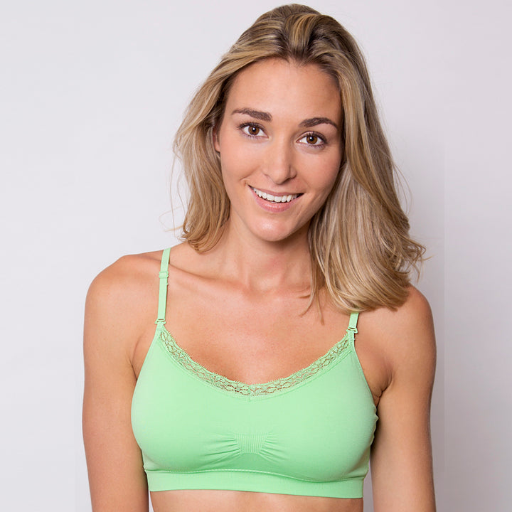 Coobie Bra V-neck Lace Trim (ALL SIZES)(9042)