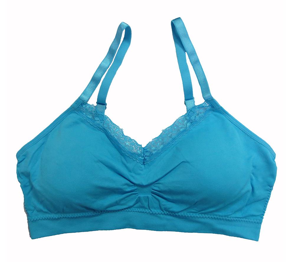 Coobie Bra V-neck Lace Trim (ALL SIZES)(9042)