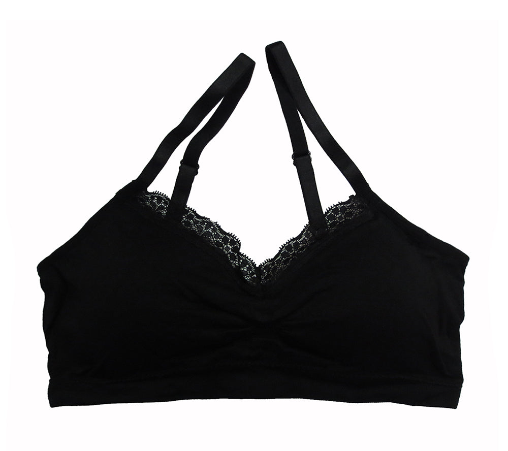 Coobie Bra V-neck Lace Trim (ALL SIZES)(9042)