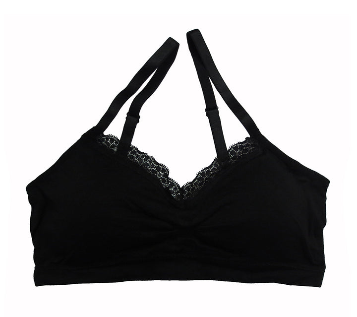 Coobie Bra V-neck Lace Trim (ALL SIZES)(9042)