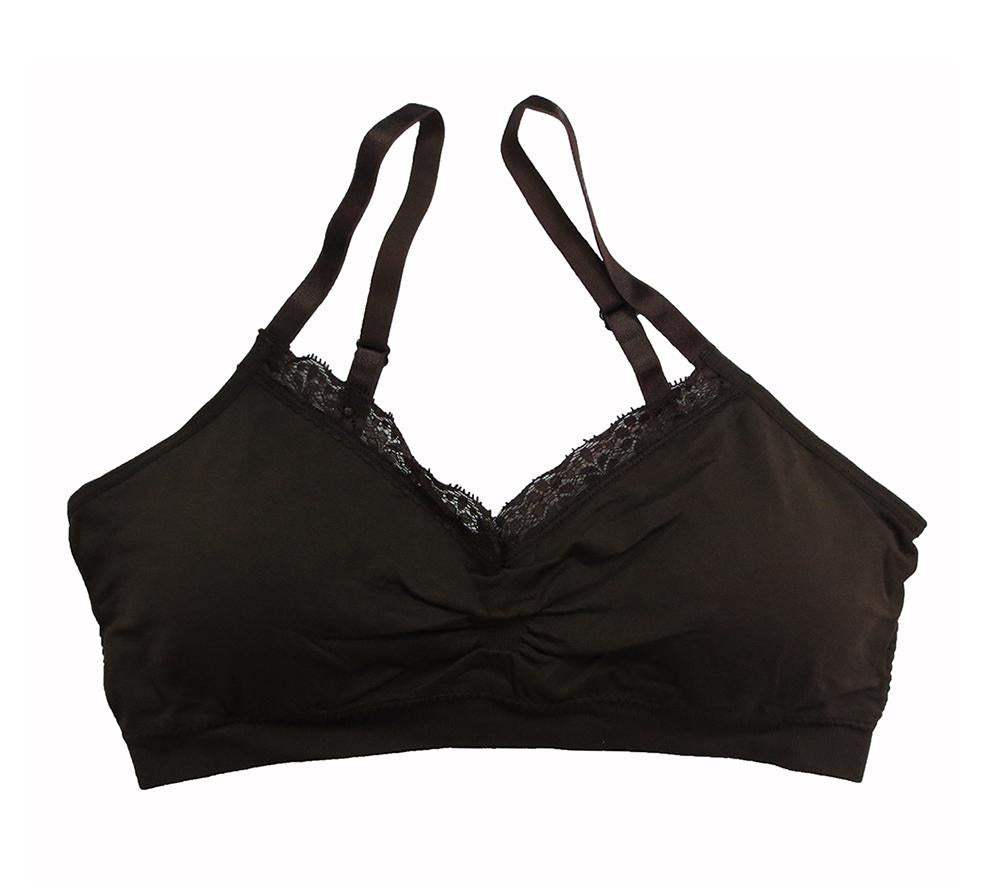 Coobie Bra V-neck Lace Trim (ALL SIZES)(9042)