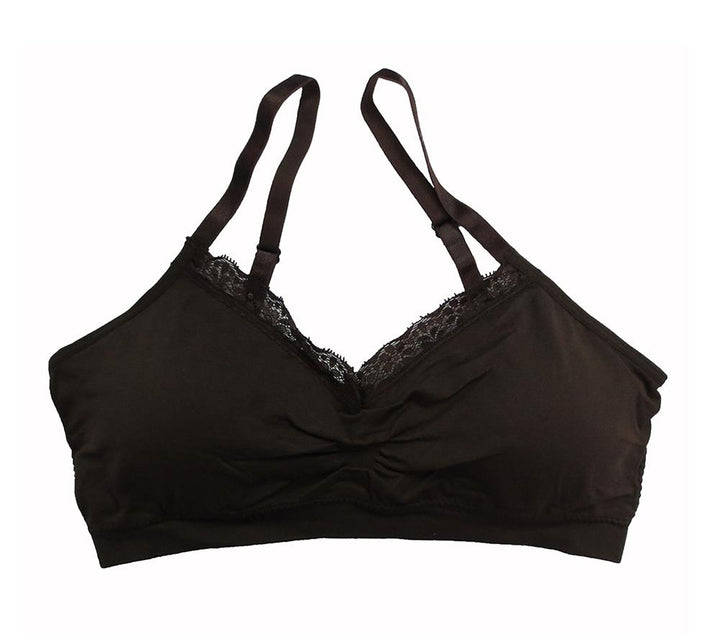 Coobie Bra V-neck Lace Trim (ALL SIZES)(9042)