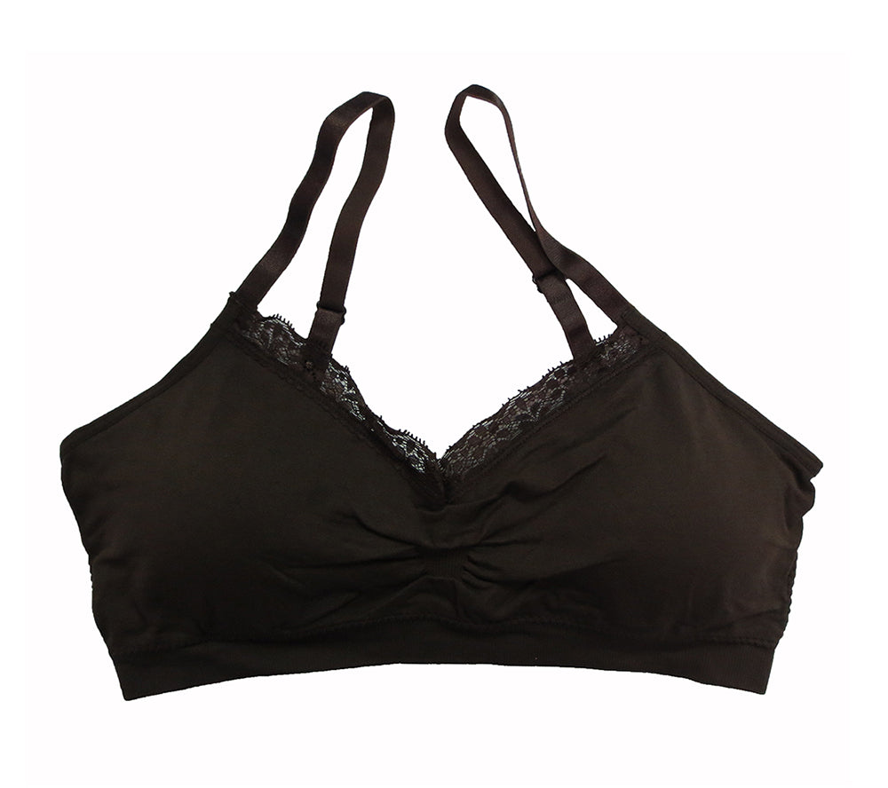 Coobie Bra V-neck Lace Trim (ALL SIZES)(9042)