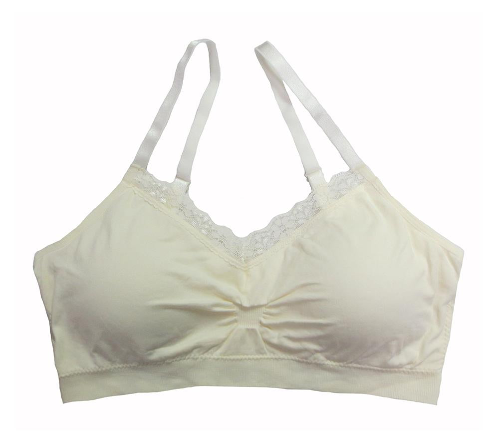 Coobie Bra V-neck Lace Trim (ALL SIZES)(9042)