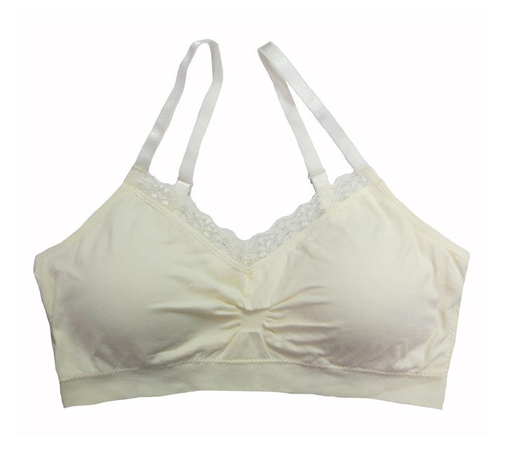 Coobie Bra V-neck Lace Trim (ALL SIZES)(9042)