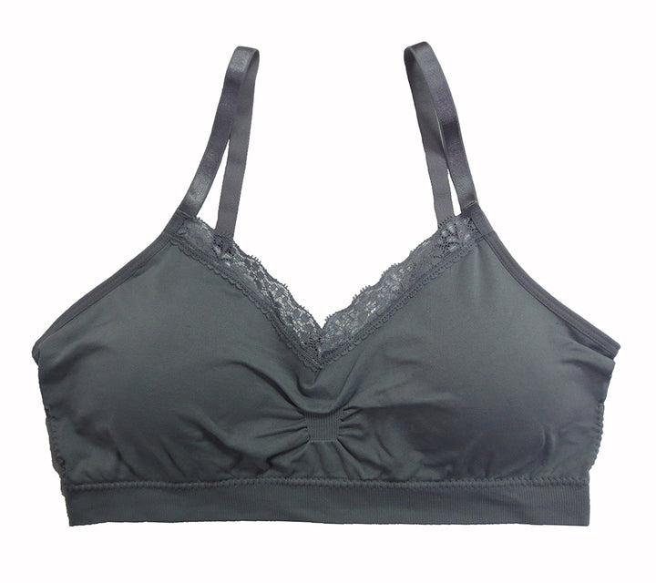 Coobie Bra V-neck Lace Trim (ALL SIZES)(9042)