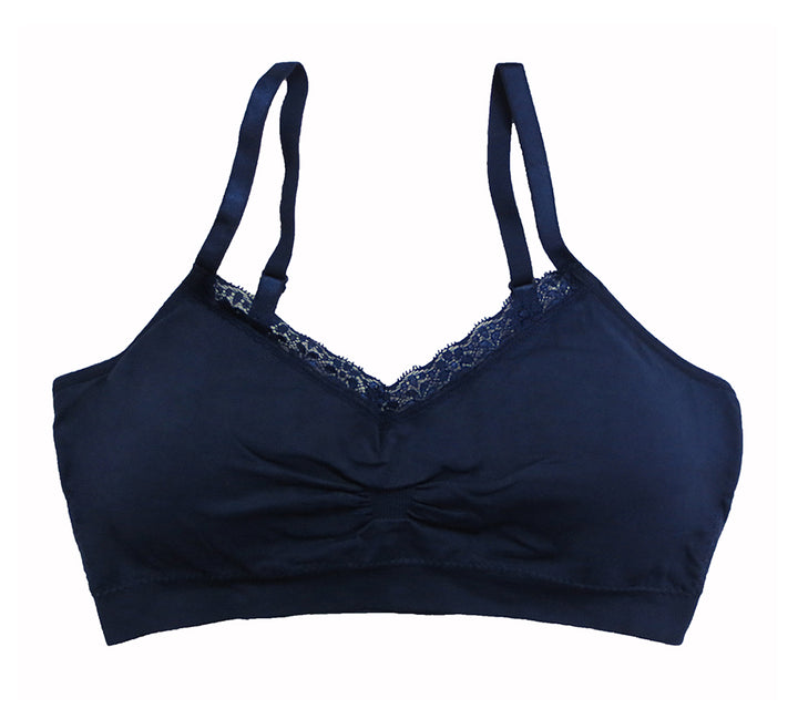 Coobie Bra V-neck Lace Trim (ALL SIZES)(9042)