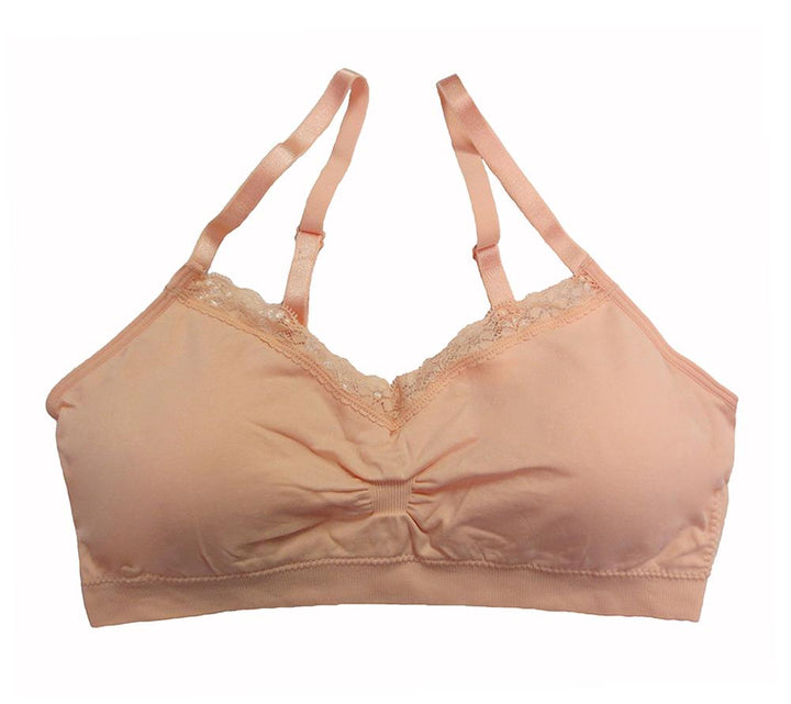 Coobie Bra V-neck Lace Trim (ALL SIZES)(9042)