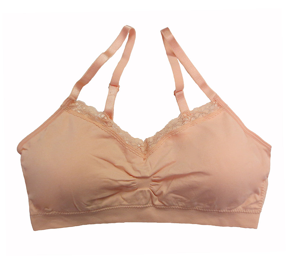 Coobie Bra V-neck Lace Trim (ALL SIZES)(9042)