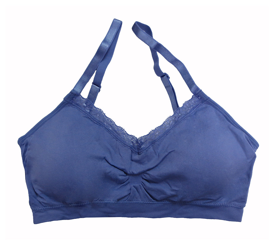 Coobie Bra V-neck Lace Trim (ALL SIZES)(9042)