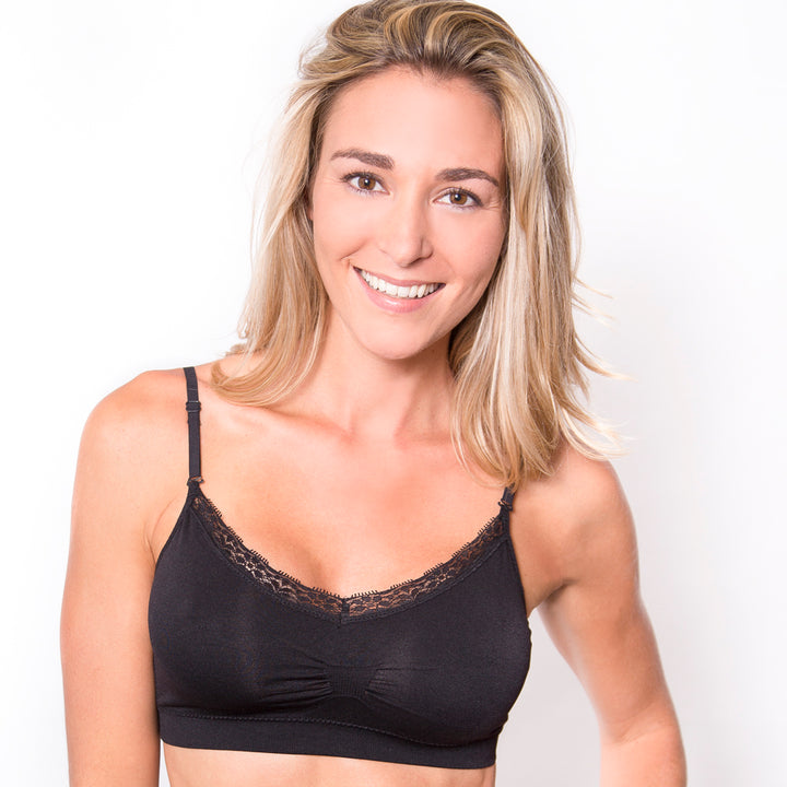 Coobie Bra V-neck Lace Trim (ALL SIZES)(9042)