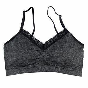 Coobie Bra V-neck Lace Trim (ALL SIZES)(9042)