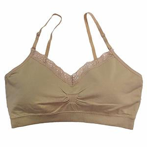 Coobie Bra V-neck Lace Trim (ALL SIZES)(9042)