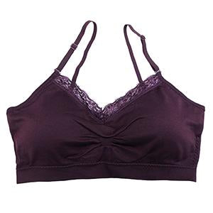 Coobie Bra V-neck Lace Trim (ALL SIZES)(9042)