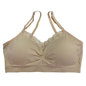 Coobie Bra V-neck Lace Trim (ALL SIZES)(9042)
