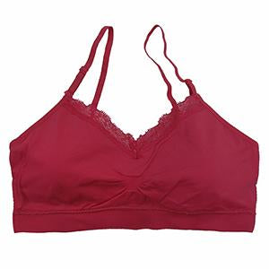 Coobie Bra V-neck Lace Trim (ALL SIZES)(9042)